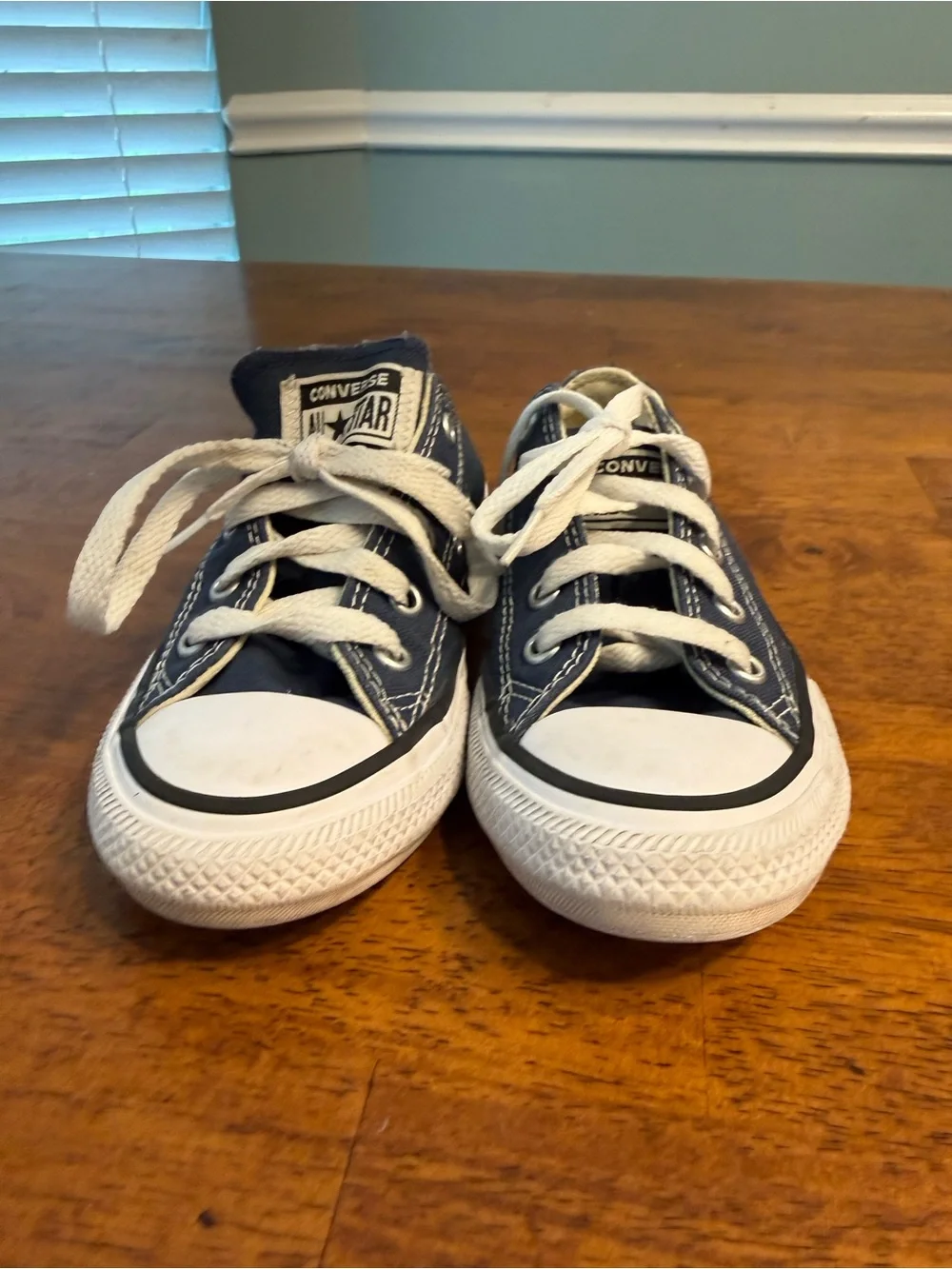 Converse Chuck Taylor All Star Low Top Navy Blue Kids Size 12